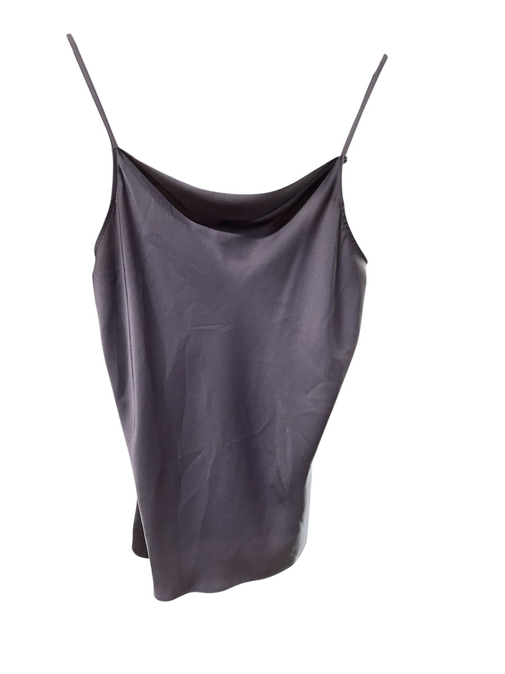 Ann Taylor Charcoal Gray Cowl Neck Camisole